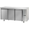 Ristoattrezzature Modello: 107500030122560,Tavolo congelatore refrigerato motore remoto 3 porte in acciaio inox -18 -22°C 165x70x84h cm