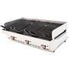 Ristoattrezzature Modello: 10212992197,Griglia pietralavica a gas 100,5x59x30,8h cm 21.6 kW da banco