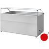 Ristoattrezzature Modello: 113570010242854,Banco refrigerato per pasticceria vetri dritti ventilato motore remoto rosso +2 +6 °C 180,2x94x106,4h cm