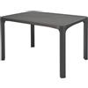 Ristoattrezzature Modello: 96020251758,Tavolo olè rattan Antracite 1200x800x720h mm