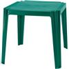 Ristoattrezzature Modello: 96030261759,Tavolo madison rattan impilabile verde 750x750x720h mm