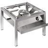Ristoattrezzature Modello: 6626,Fornellone in acciaio inox a gas 14 Kw per Interno e esterno