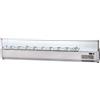 Ristoattrezzature Modello: 82441534,Vetrina Refrigerata per vaschette 1/4 con vetri piani 1500 mm