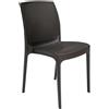 Ristoattrezzature Modello: 9617007024,Sedia boheme Moka
