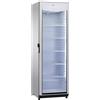 Ristoattrezzature Modello: 10233022014166,Frigo vetrina bibite verticale refrigerata 1 anta in vetro grigia 0 +10°C 382 lt 60,5x61x184h cm