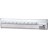 Ristoattrezzature Modello: 82441538,Vetrina Refrigerata per vaschette 1/4 con vetri piani 2030 mm