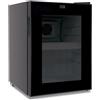 Ristoattrezzature Modello: 108050022292541,Frigo vetrina bibite refrigerata da banco 1 anta 0 +10°C nero 35 lt dimensione 33x39,6x47,2h cm