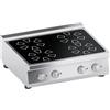 Ristoattrezzature Modello: 102431082232,Cucina elettrica vetroceramica 4 piastre 9.2 kW 80x70x25h cm