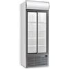 Ristoattrezzature Modello: 110294172769006,Frigo vetrina bibite verticale refrigerata doppia porta scorrevole 0 +10 °C bianco 783 lt 88x71,2x200,1h cm