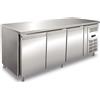 Ristoattrezzature Modello: 102920032586030,Tavolo congelatore refrigerato in acciaio inox 3 porte 179,5x60x86h cm -18 -22°C