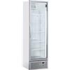 Ristoattrezzature Modello: 113600064362913,Frigo vetrina bibite refrigerazione a Roll-Bond bianca 0+7°C capacità 441 lt 59,5x68x201,8h cm