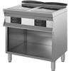Ristoattrezzature Modello: 119680022182233,Cucina a induzione 4 piastre con vano 17 kW 80x70x90h cm