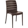 Ristoattrezzature Modello: 9620007024,Sedia carmen Moka