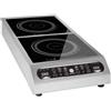 Ristoattrezzature Modello: 10273019002111,Piastra a induzione doppia da Ø 260 mm 3.5 + 3.5 kW