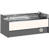Ristoattrezzature Modello: 11025060942751,Banco refrigerato ventilato senza vano riserva self-service per salumeria e macelleria tortora 0 +2°C 150x109x92h cm