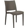 Ristoattrezzature Modello: 9621007024,Sedia trieste Moka
