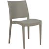 Ristoattrezzature Modello: 9621007030,Sedia trieste grigio perla