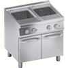 Ristoattrezzature Modello: 110170014382016,Cuocipasta elettrico in acciaio inox 2 vasche 26+26 lt 80x70x85h cm