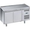 Ristoattrezzature Modello: 93140022258011,Tavolo frigo refrigerato 2 porte in acciaio inox -2 +8 °C 136x60x85h cm - FC