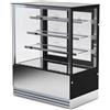 Ristoattrezzature Modello: 108180013612606,Vetrina refrigerata per pasticceria vetri dritti temperatura +2°C +10°C capacità 460 lt 90x74x130h cm
