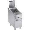 Ristoattrezzature Modello: 10825001093,Friggitrice 1 vasca a gas su mobile capacità 20 lt S/90 40x90 cm