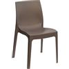 Ristoattrezzature Modello: 9623007024,Sedia rome Moka