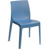 Ristoattrezzature Modello: 9623007032,Sedia rome blu avio