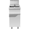 Ristoattrezzature Modello: 108320011192207,Friggitrice 1 vasca a gas su mobile capacità 16 lt S/70 40x70x108,5h cm