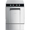 Ristoattrezzature Modello: 97181753040006,Lavabicchieri Smeg SPG400MSL Serie Ecoline a pulsanti con cesto 400x400 mm 3 kW con addolcitore