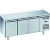 Ristoattrezzature Modello: 93140031606011,Tavolo frigo refrigerato 3 porte in acciaio inox -2 +8 °C 1795x700x850h mm - FC