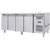 Risto Modello: 93140041607011,Tavolo frigo refrigerato 4 porte in acciaio inox -2 +8 °C 2230x700x850h mm - FC