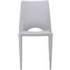 Ristoattrezzature Modello: 112870722870,Sedia Polipropilene ultra resistente colore Grigio chiaro 50,5x44,5x83,5h cm