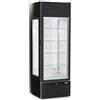 Ristoattrezzature Modello: 103430022982307,Vetrina congelatore gelati verticale ventilata con 3 lati espositivi -18 -23°C 416 lt 68x69,5x200h cm Nera