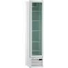 Ristoattrezzature Modello: 119910060362623,Frigo vetrina bibite verticale SLIM refrigerata 1 anta in vetro bianca +0 +10 °C 160 lt 39x47,5x188h cm