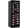Ristoattrezzature Modello: 11992002413281,Cantina vini refrigerazione ventilata 116 bottiglie doppia zona di temperatura +2 +12 °C/ +12 +20 °C 59,5x69x180h cm