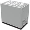 Risto Modello: 103470020452313,Banco gelati a pozzetto da incasso refrigerazione statica 6 pozzetti 265 lt 102x67,9x96,1h cm