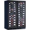 Ristoattrezzature Modello: 11992002423096,Cantina vini 2 ante refrigerazione ventilata 244 bottiglie 3 zone di temperatura +2 +20 °C/ +2 +12 °C/ +12 +20 °C 121x70x180,4h cm
