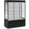 Risto Modello: 10361001712329,Espositore murale per salumi e latticini con porte in vetro a battente +3 +6°C 153x70x199h cm