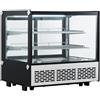 Ristoattrezzature Modello: 115292962002023,Vetrina refrigerata da banco 71x56,8x68,6h cm vetro dritto 4 lati in vetro 120 lt +2 +10 °C