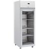 Ristoattrezzature Modello: 10875001374017,Armadio frigo refrigerato in acciaio inox con 1 anta in vetro capacità 546 lt +3 +10°C
