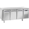 Ristoattrezzature Modello: 108760030112026,Tavolo frigo refrigerato in acciaio inox 3 porte temperatura -2 +8 °C 180x70x85h cm