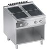 Ristoattrezzature Modello: 112210021872722,Cucina elettrica 4 piastre quadre con vano aperto trifase 16 kW 80x90x85h cm