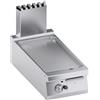 Ristoattrezzature Modello: 111890020222935,Fry top a gas da banco piastra ribassata rigata 9 Kw 40x90x25h cm