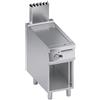 Ristoattrezzature Modello: 112470010222721,Fry top a gas con vano aperto piastra ribassata liscia 9 kW40x90x85h cm