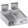 Ristoattrezzature Modello: 111890010232937,Fry top a gas da banco piastre ribassate separate lisce 18 kW 80x90x25h cm