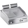 Ristoattrezzature Modello: 111890060412937,Fry top a gas da banco piastra 1/2 liscia 1/2 rigata 12 kW 80x90x25h cm