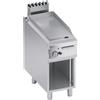 Ristoattrezzature Modello: 112470021012721,Fry top a gas con vano aperto piastra rigata 6 kW 40x90x85h cm