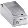 Ristoattrezzature Modello: 111900021512935,Fry top elettrico da banco piastra rigata 6.5 kW 40x90x25h cm