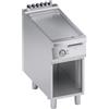 Ristoattrezzature Modello: 112480020212721,Fry top elettrico con vano aperto piastra ribassata rigata 7 kW 40x90x85h cm
