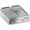 Ristoattrezzature Modello: 111900060142937,Fry top elettrico da banco piastre ribassate separate 1/2 liscia 1/2 rigata 14 kW 80x90x25h cm